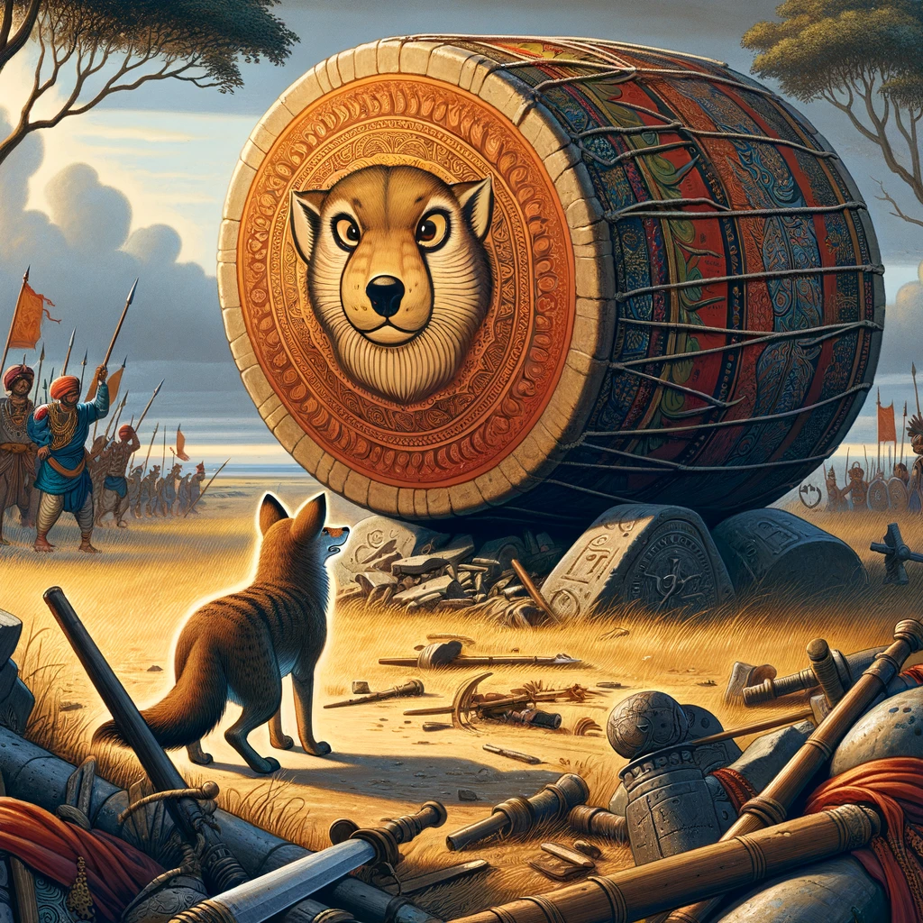 The Panchatantra The Jackal and the War-Drum